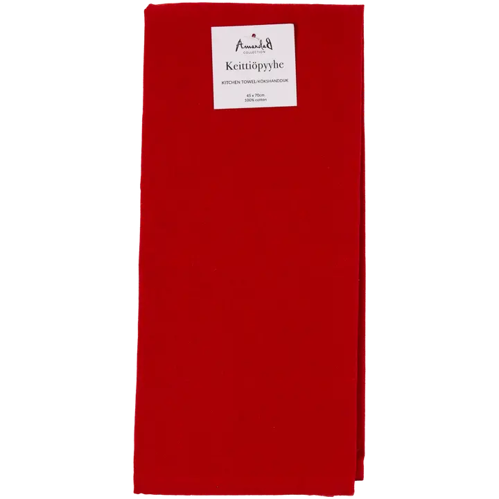 Köögirätik tumepunane 45x70 cm