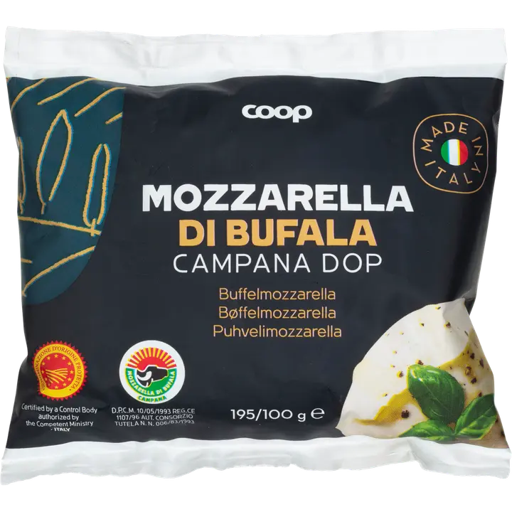 Coop mozzarella Di Bufala 195/100 g