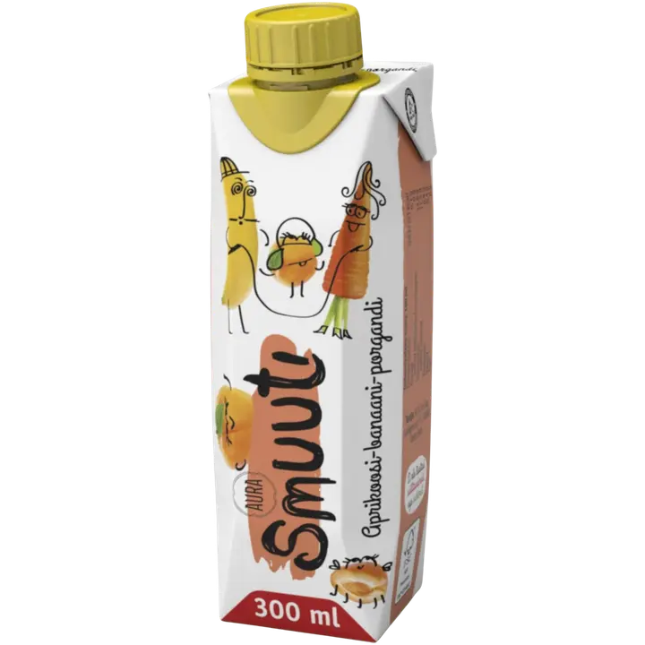 Aura smuuti aprikoosi-banaani-porgandi 300 ml