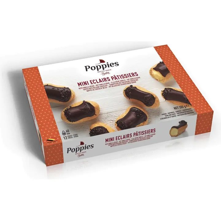 Kreemitäidisega miniekleerid, 200 g