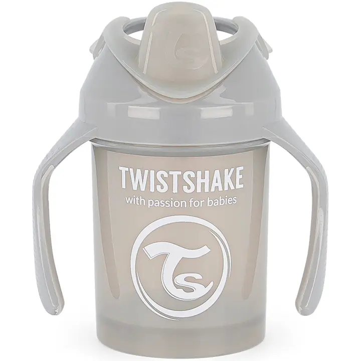 Twistshake Mini Cup Nokkamuki 230ml 4kk+ harmaa