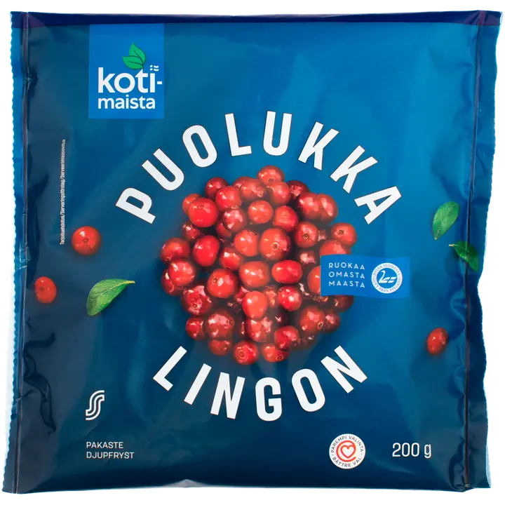 Kotimaista puolukka 200g