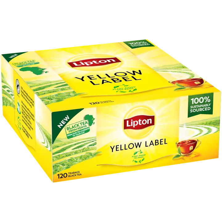 Lipton Musta tee Yellow Label 240g 120p