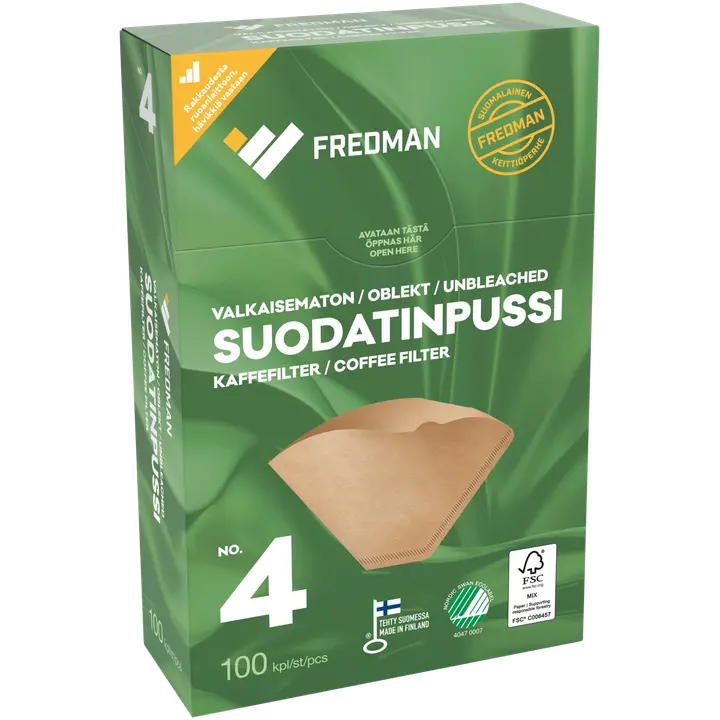Fredman Kohvifilter N:04 /100, pruun
