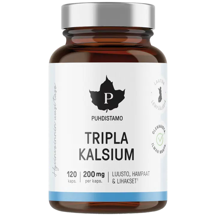 Puhdistamo Tripla Kalsium 120 kaps