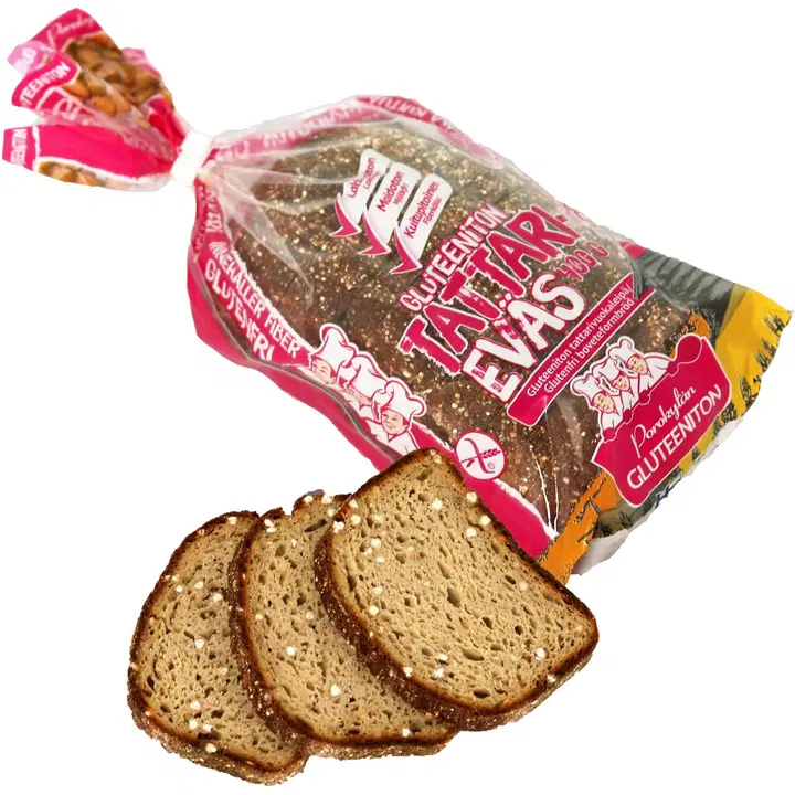 Porokylän TattariEväs 400 g. Tattarivuokaleipä.