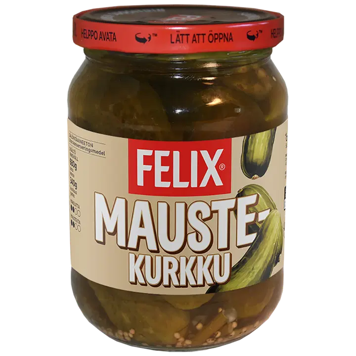 Felix hela gurkor i kryddlag 680/340g