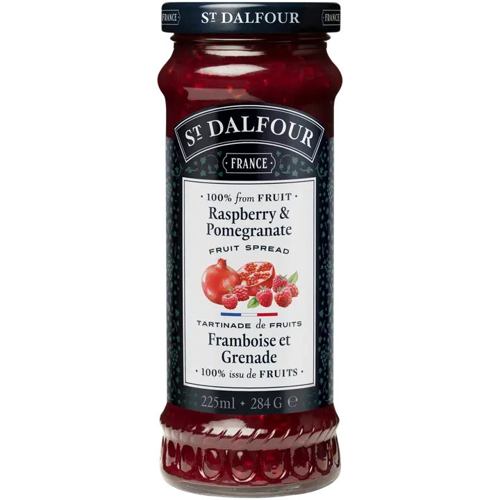 St. Dalfour Vadelma-granaattiomenahillo 284g