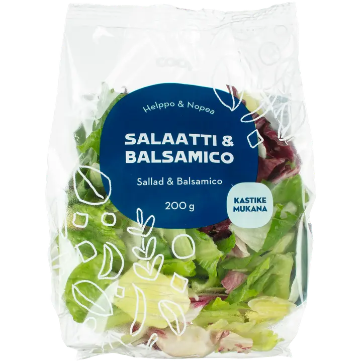 Coop salaatti & balsamico 200 g