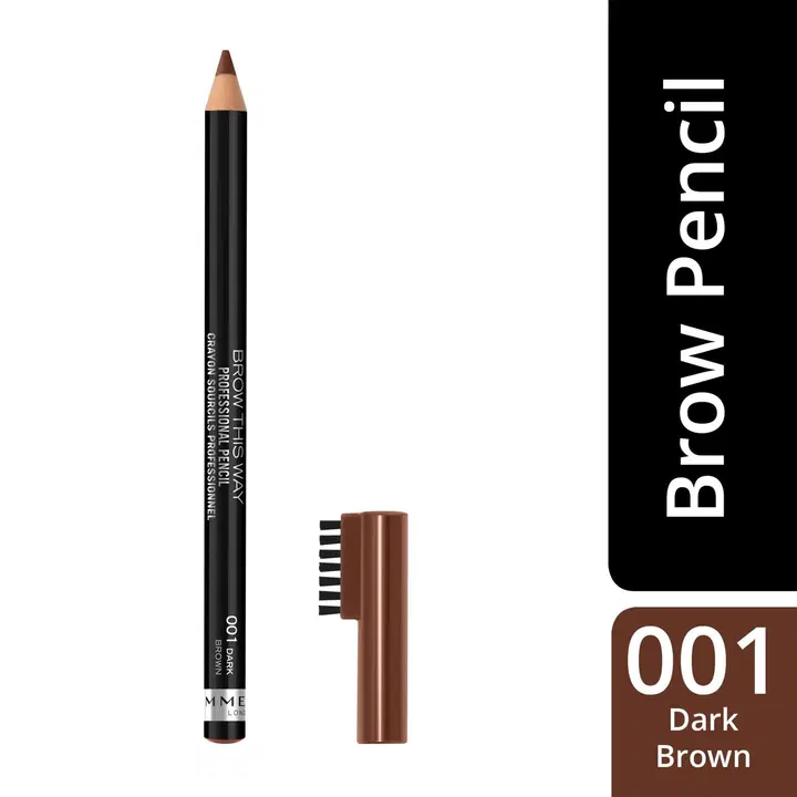 Rimmel London 1,4g Professional Eyebrow Pencil 001 Dark Brown kulmakynä