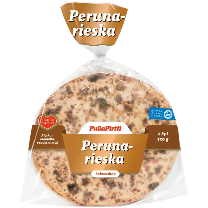 Pulla-Pirtti Perunarieska 2/350g laktoositon perunarieska