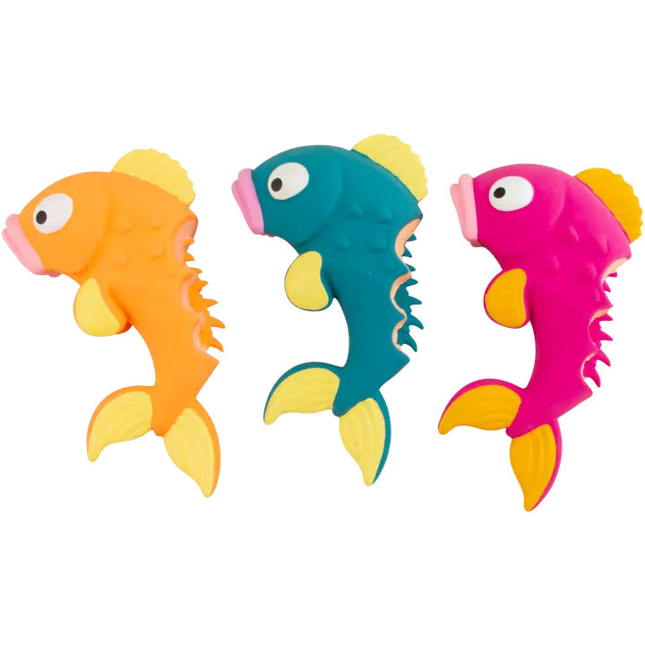 Best Friend Goldfish koiran lateksilelu, värilajitelma