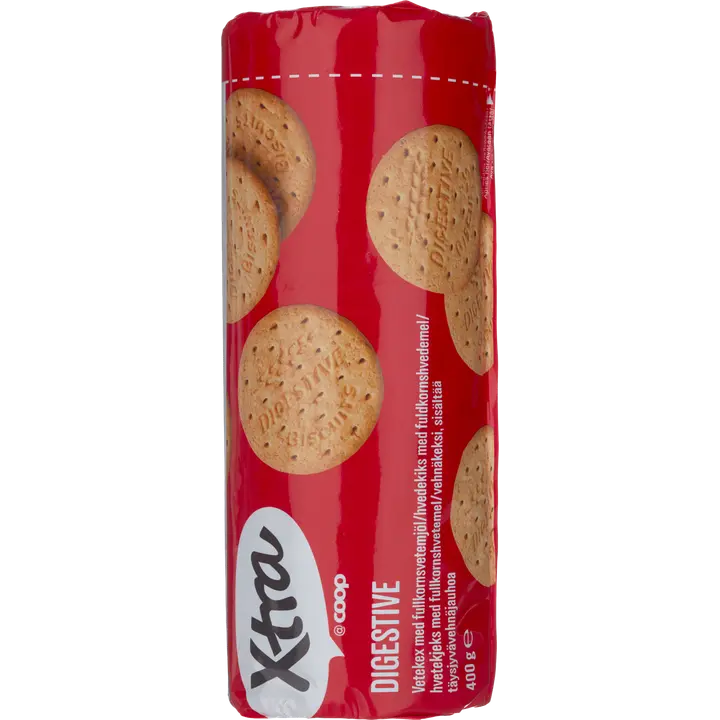 Xtra Digestive täysjyvävehnäkeksi 400g