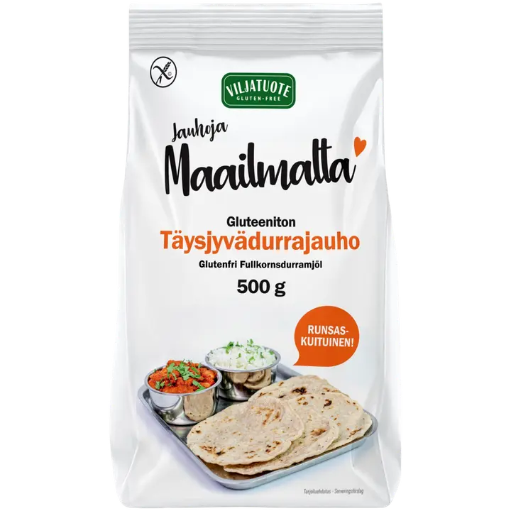 Gluteeniton Täysjyvädurrajauho