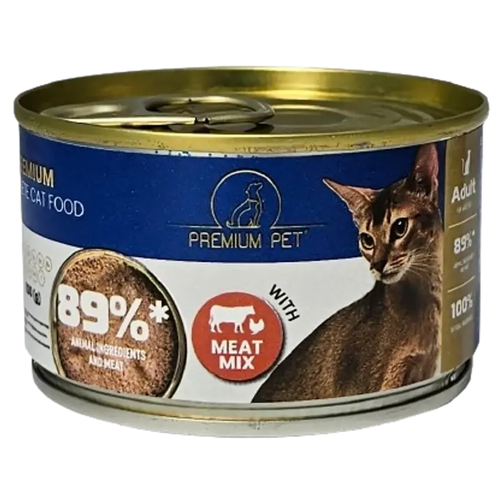 Premium Pet pasteet kassidele Meat Mix 100g