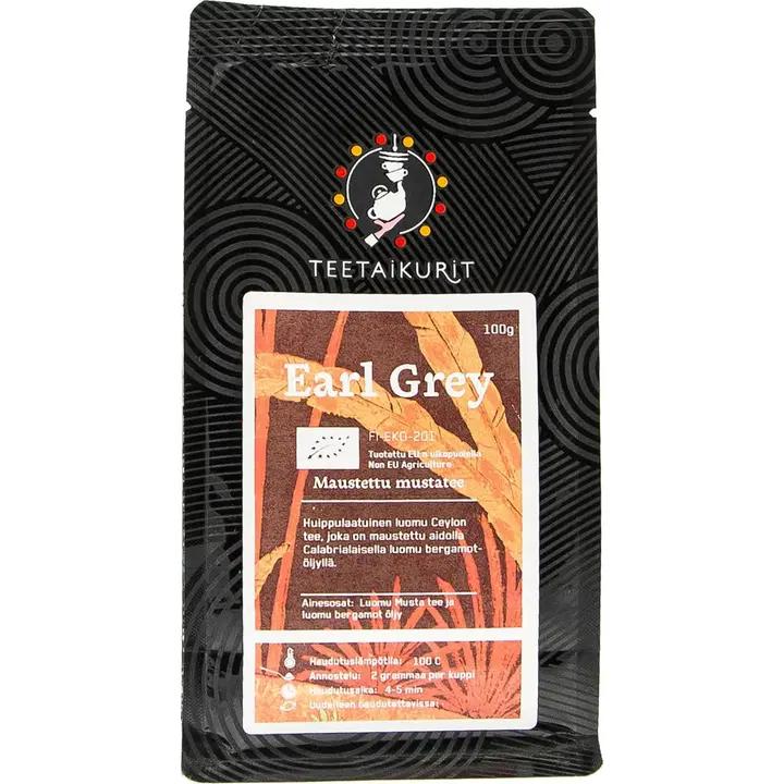 Teetaikurit 100g Earl Grey luomutee