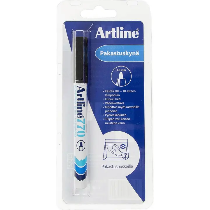 Artline pakastuskynä 770 musta