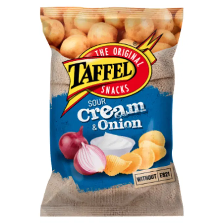 Taffel Hapukoore-sibulamaitselised kartulilaastud 180g