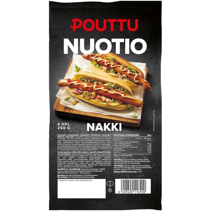Pouttu Nuotio nakki 250 g