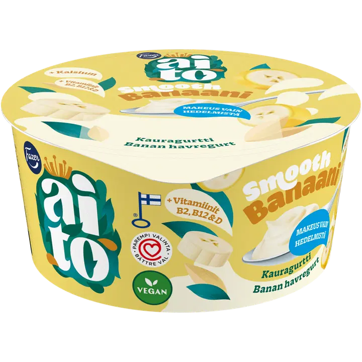 Fazer Aito Kauragurtti Banaani 130 g, makeus hedelmistä