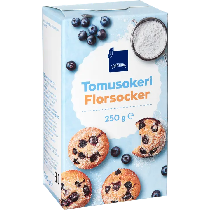 Rainbow tomusokeri 250 g