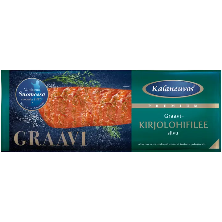 Kalaneuvos Graavi kirjolohifilee siivu n750g