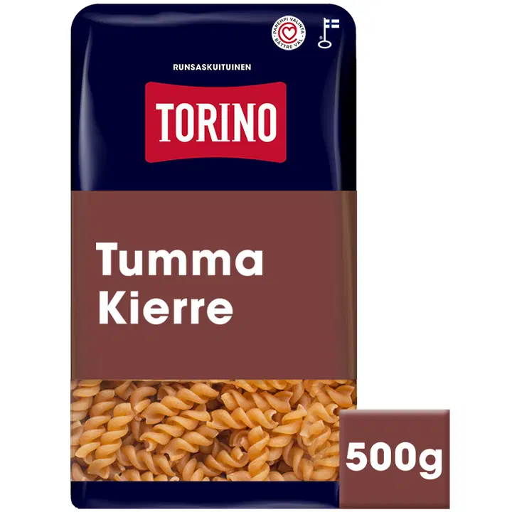 Torino 500g tumma kierrepasta