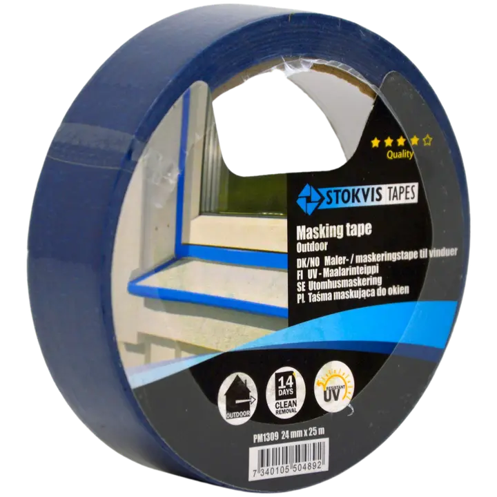 Maalriteip UV 24mm x 25m sinine