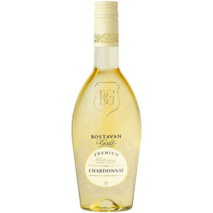 Bostavan Gold Chardonnay White Medium Sweet vein 12%vol 750 ml