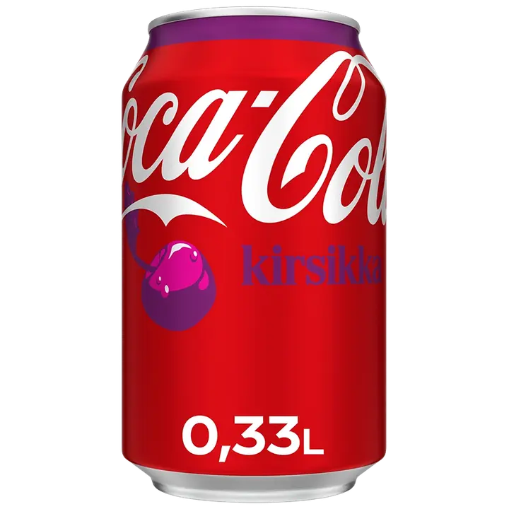 Coca-Cola Original Taste Kirsikka virvoitusjuoma tölkki 0,33 L