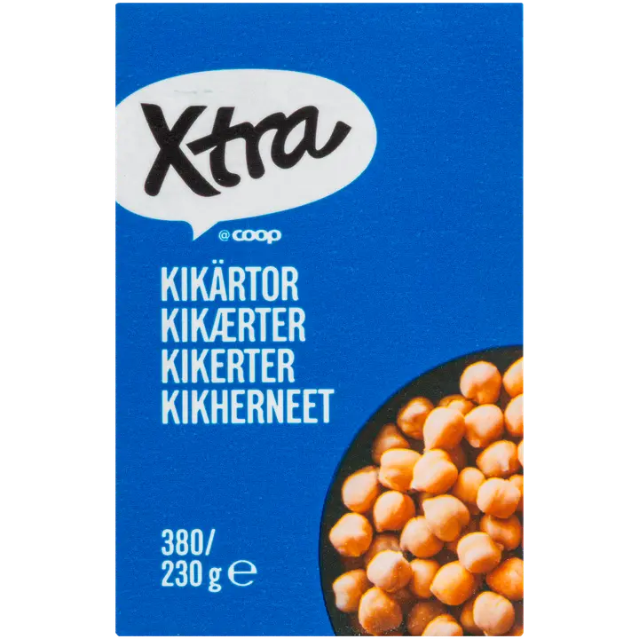 Xtra kikerherned soolvees 380/230g