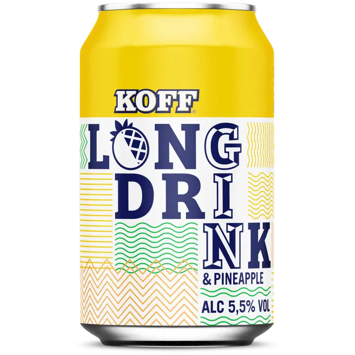 Koff Long Drink Pineapple muu alkohoolne jook 5,5%vol 330 ml