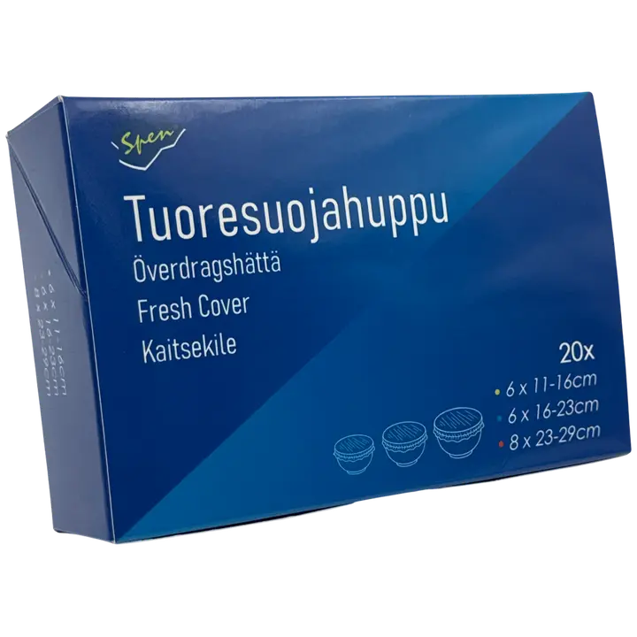 Spen tuoresuojahuppu 20kpl 3 koon lajitelma