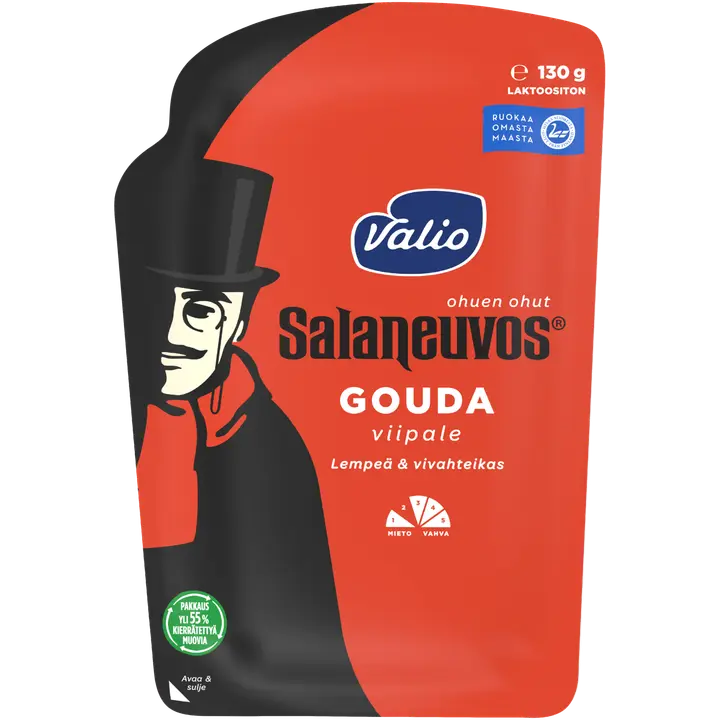Valio Salaneuvos® gouda ohuen ohut e130 g viipale