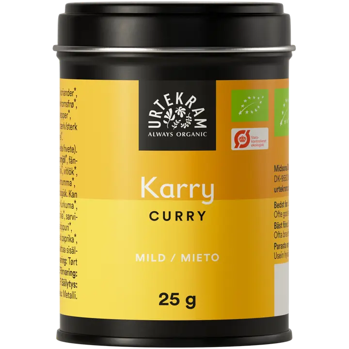 Urtekram Luomu Mieto Curry 25g