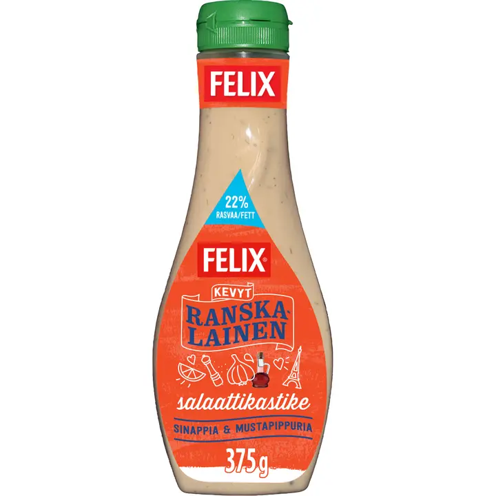 Felix kevyt ranskalainen salaattikastike 375g
