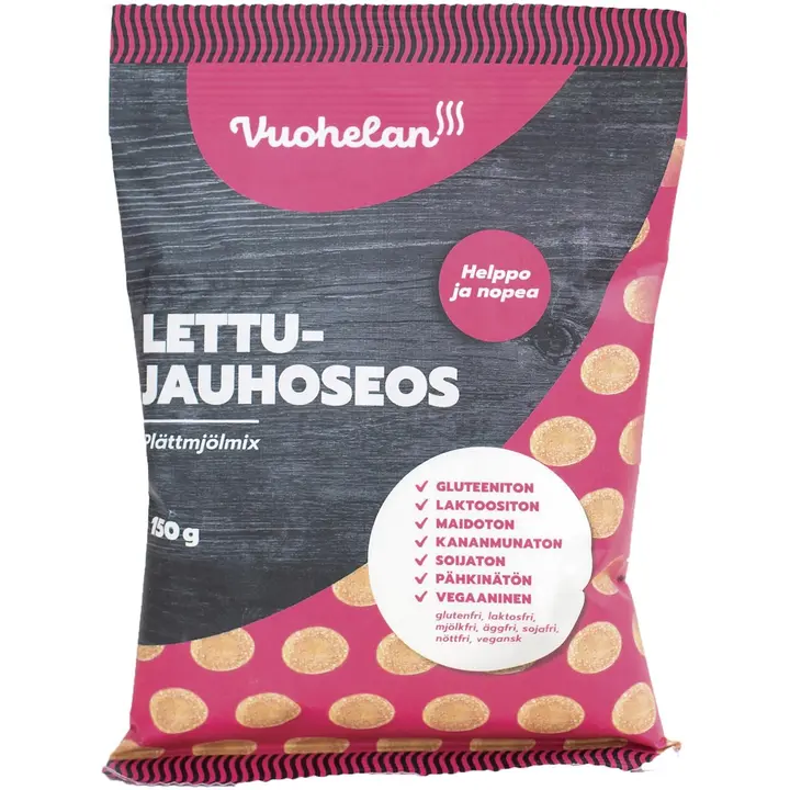 Vuohelan gluteeniton Lettujauhoseos 150g