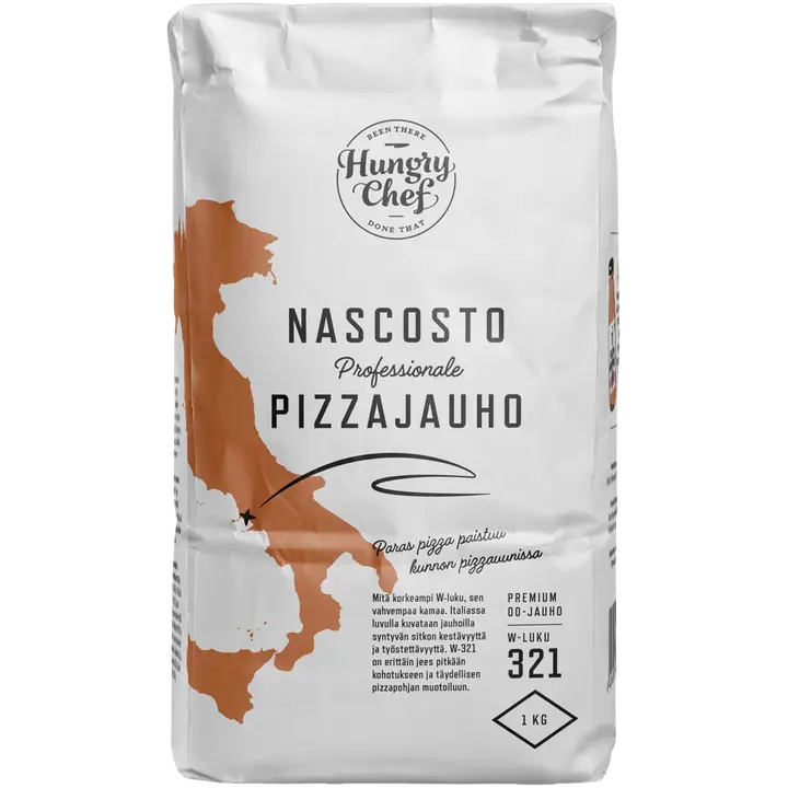 1kg Hungry Chef Pizzajauho Nascosto Professional "00"