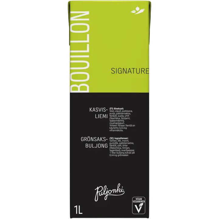 Puljonki® Signature Kasvisliemi 1 l tetra