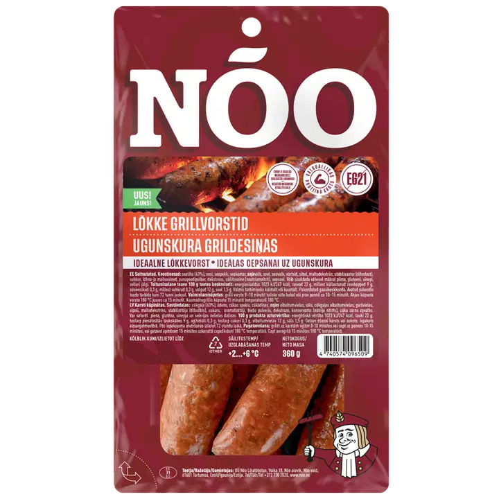 Nõo Lõkke grillvorstid 360g