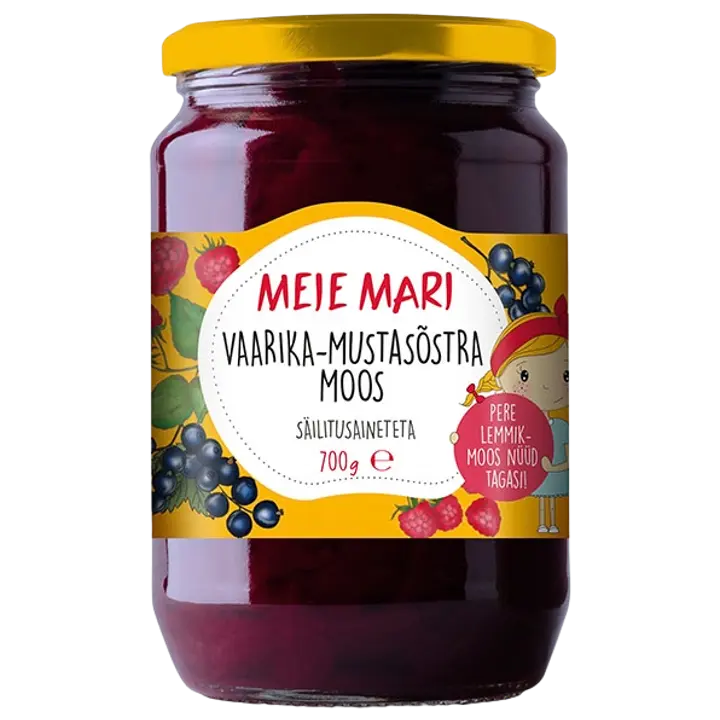 Meie Mari Vaarika-mustsõstramoos 700 g