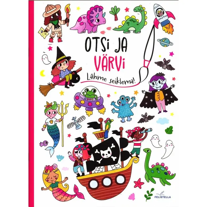 Otsi ja värvi. Lähme seiklema!