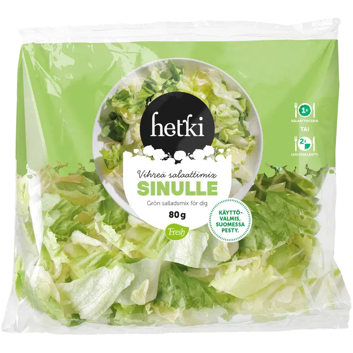 Fresh Hetki Vihreä salaattimix sinulle 80 g