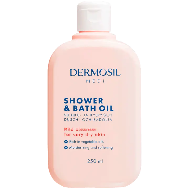 Dermosil medi suihku- ja kylpyöljy 250 ml