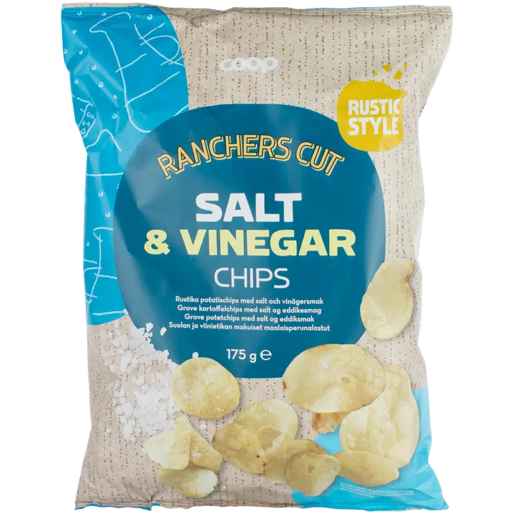 Coop kartulilaastud soola- ja äädikamaitselised 175g