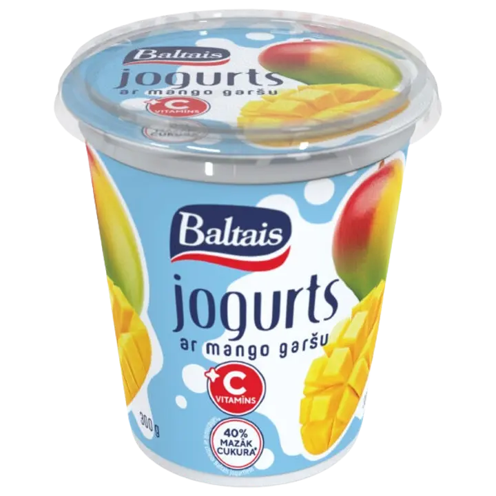 Baltais Baltais mango jogurt, 300 g