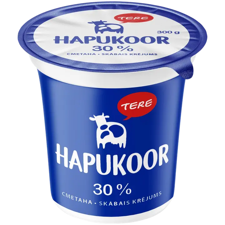 Tere 30% hapukoor 300g topsis