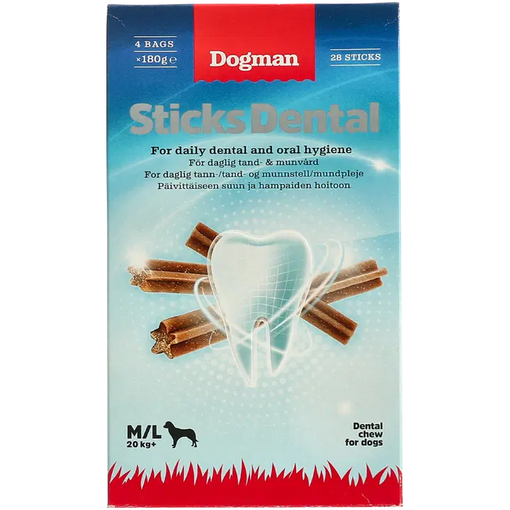 Dogman Sticks Dental M/L 28-pack 4x180g