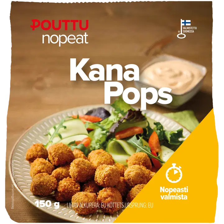 Pouttu Nopeat KanaPops 150 g