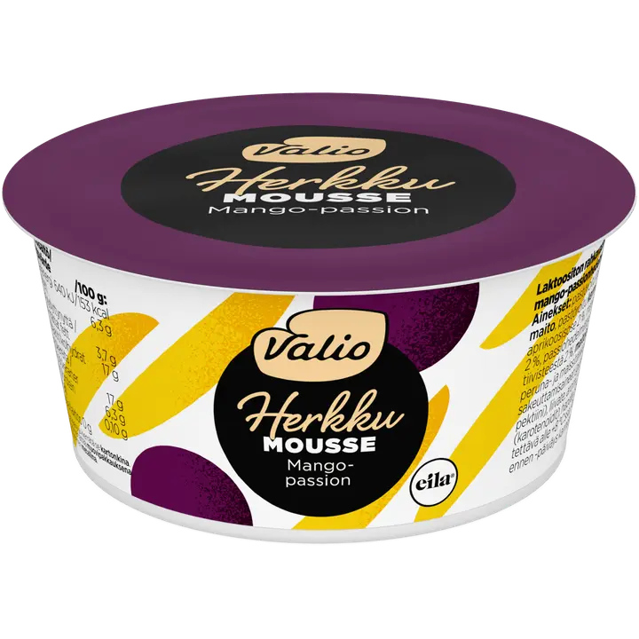 Valio Herkku mousse 100 g mango-passion laktoositon